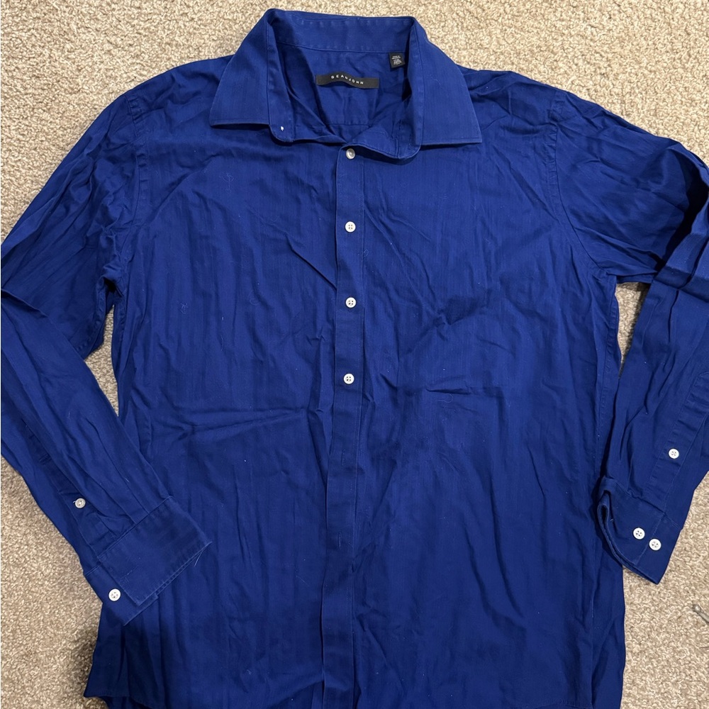 Banana Republic Blue Button-Up Shirt